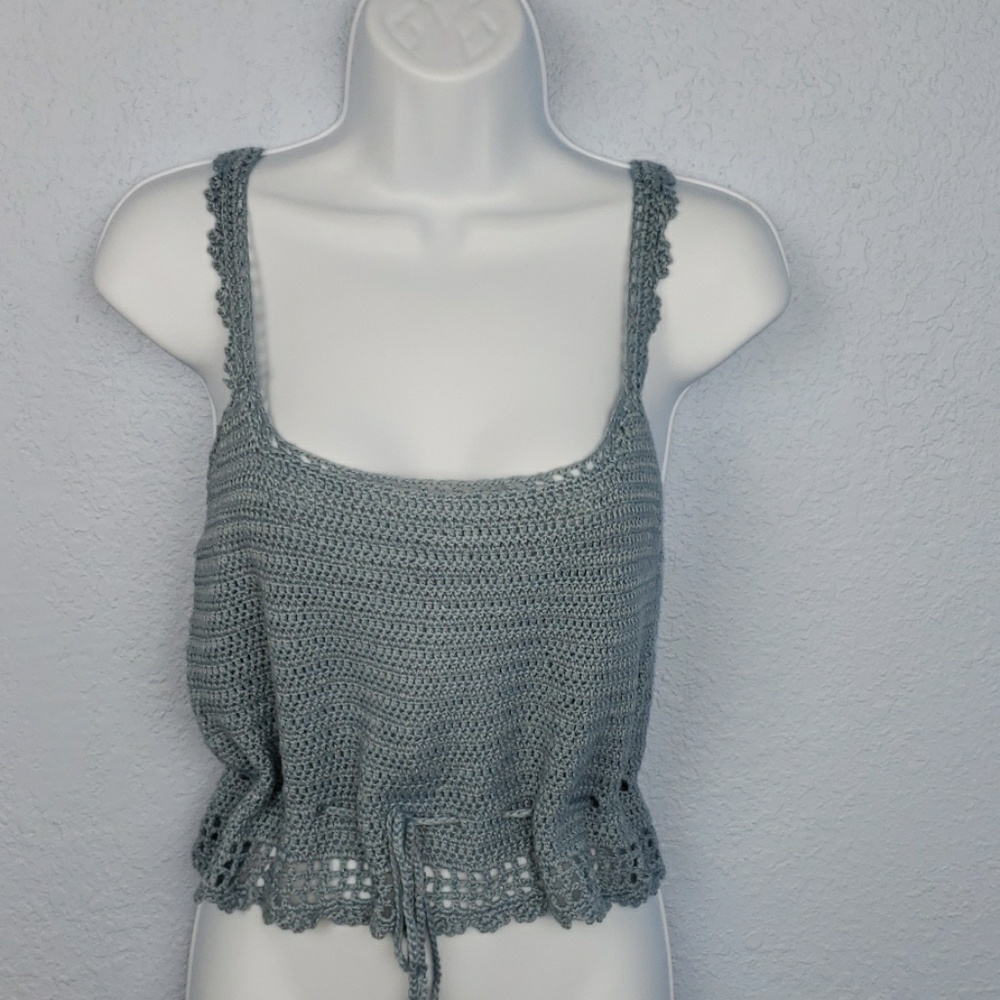 Say what NY Crochet Top Size M